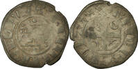 France Denarius Coin, Reims, Silver -