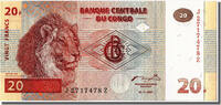 Congo Democratic Republic 20 Francs Banknote, 1997-11-01 -