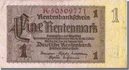 Germany 1 Rentenmark Banknote, 1937-01-30 -