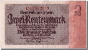 Germany 2 Rentenmark Banknote, 1937-01-30 -