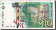 France 500 Francs Banknote, 500 F 1994-2000 ''Pierre et Marie Curie'' -
