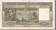 Belgium 100 Francs Banknote, 1946-03-28 -
