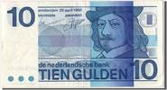 Netherlands 10 Gulden Banknote, 1968-04-25 -