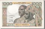 West African States 1000 Francs Banknote -