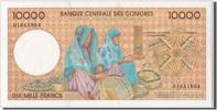 Comoros 10,000 Francs Banknote -