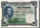Spain 100 Pesetas Banknote, 1925-07-01 -