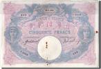 France 50 Francs Banknote, 50 F 1889-1927 ''Bleu et Rose'', 1914-01-20 -