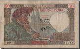 France 50 Francs Banknote, 50 F 1940-1942 ''Jacques Coeur'', 1940-06-13 -
