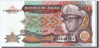Zaire 500 Zaïres Banknote, 1989-06-24 -