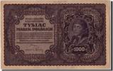 Poland 1000 Marek Banknote, 1919-08-23 -