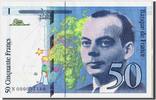 France 50 Francs Banknote, 50 F 1992-1999 ''St Exupéry'' -