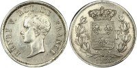 France 1/2 Franc Coin, Henri V, Silver, Gadoury:404 -