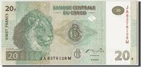 Congo Democratic Republic 20 Francs Banknote, 2003-06-30 -