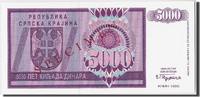 Croatia 5000 Dinara Banknote, Undated, KM:R6s -