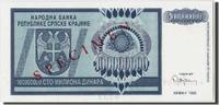 Croatia 100 Million Dinara Banknote, Undated, KM:R15s -