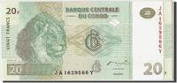 Congo Democratic Republic 20 Francs Banknote, 2003-06-30, KM:94a -