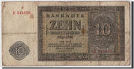 Germany - Democratic Republic 10 Deutsche Mark Banknote, Undated -