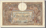 France 100 Francs Banknote, 100 F 1908-1939 ''Luc Olivier Merson'' -