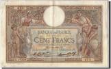 France 100 Francs Banknote, 100 F 1908-1939 ''Luc Olivier Merson'' -