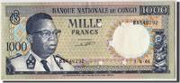 Congo Democratic Republic 1000 Francs Banknote, 1964-08-01, KM:8a -