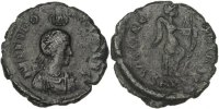 Nummus Coin, Eudoxia, Nicomedia, Copper -