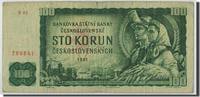 Czechoslovakia 100 Korun Banknote, KM:91b -