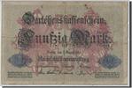 Germany 50 Mark Banknote, 1914-08-05, KM:49b -