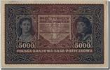 Poland 5000 Marek Banknote, 1920-02-07, KM:31 -