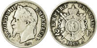 France 2 Francs Coin, Napoleon III, Napoléon III, Paris -