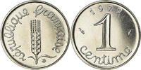 France Centime Coin, Épi, Paris, FDC, Stainless Steel -