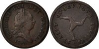 Isle of Man 1/2 Penny Coin, Copper, KM:8 -
