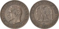 France 5 Centimes Coin, Napoleon III, Napoléon III, Paris -