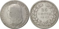 Netherlands 25 Cents Coin, Wilhelmina I, Silver, KM:115 -