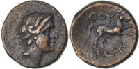 Bronze Æ Coin, Lucania, Thourioi, Apollo, Bronze, Bronze -
