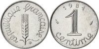 France Centime Coin, Épi, Stainless Steel, KM:928, Gadoury:91 -