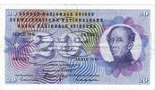 Switzerland 20 Franken Banknote, 1971-02-10, KM:46s -