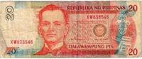Philippines 20 Piso 1992-1993 Banknote, KM:170e S 11,95 EUR  plus 4,95 EUR verzending