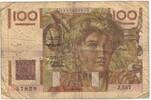 France 100 Francs Jeune Paysan, J.557, Fayette:28bis.3 -