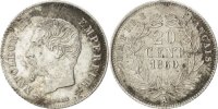 France 20 Centimes Coin, Napoleon III, Napoléon III, Paris -