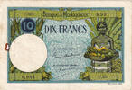 Madagascar 10 Francs Banknote, KM:36 -