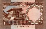 Pakistan 1 Rupee Banknote, Undated (1983- ), KM:27e -