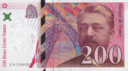 France 200 Francs Eiffel, E.015, Fayette:75.2, KM:159a -
