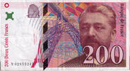 France 200 Francs Eiffel, N.028, Fayette:75.2, KM:159a -