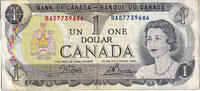 Canada 1 Dollar Banknote, KM:85c -