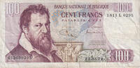 Belgium 100 Francs Banknote, 1972-03-22, KM:134b -