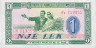 Albania 1 Lek Banknote, KM:40a -