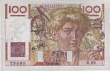 France 100 Francs Jeune Paysan, R.28, Fayette:28.2, KM:128a -