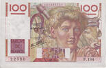 France 100 Francs Jeune Paysan, P.194, Fayette:28.13, KM:128a -