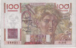 France 100 Francs Jeune Paysan, D.202, Fayette:28.14, KM:128b -
