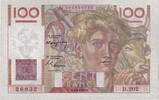 France 100 Francs Jeune Paysan, D.202, Fayette:28.14, KM:128b -